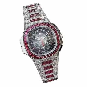 Splendid Jewelry Luxury Diamond <b>Watch</b> <b>Case</b> 28mm Analog Quartz Sapphire Crystal Dial ETA Movement Water Resistant 10m Stainless - Product Image 1