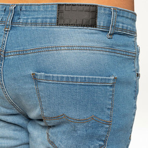 Pantalones Vaqueros de Algodón de Alta Calidad con Estampado Directo, Estilo Graffiti, Desgastados, Sueltos, Casuales, Teñidos con Efecto Lodo, Tallas Grandes para Hombre - Product Image 4