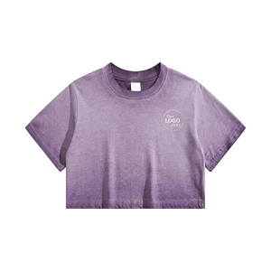 T-shirts pour hommes de qualité supérieure, col rond épais, t-shirts personnalisés à coupe courte pour hommes, t-shirt court - Product Image 5