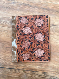 โฟลเดอร์แฟ้มธุรกิจกระดาษนำเสนอ A4หนังวัวพร้อมช่องใส่เอกสารแบบกำหนดเองผลิตใหม่ - Product Image 3