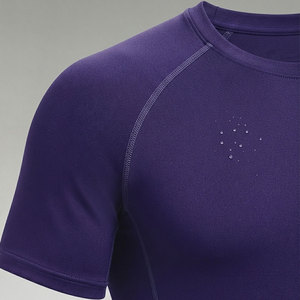 Camiseta de compresión alta para hombre, ligera, ideal para levantamiento de pesas, crossfit, entrenamiento, camiseta de compresión. - Product Image 3