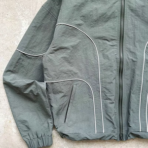 Custom Waterproof Wind heater Track <b>Jacket</b> High Quality Polyester Windbreaker <b>Zip</b> <b>up</b> Men Sports <b>Jacket</b> Casual - Product Image 4