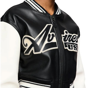 แจ็คเก็ตหนังผู้ชาย Avirex ขายดีที่สุด แฟชั่นฤดูหนาวสุดเท่ ดีไซน์โดดเด่น คุณภาพสูง อุ่นสบาย - Product Image 4