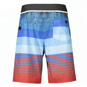 Short de bain pour homme en coton 100% sublimé personnalisé, séchage rapide, avec doublure de compression et poche zippée, écologique - Product Image 5