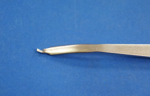 Retractor óseo de cadera tipo palanca curvo de 300 mm (11.34 pulgadas) con punta roma, ancho de mandíbula de 6.2 mm y ancho de mandíbula interna de 28 mm, tipo Hohmann, en venta - Product Image 3