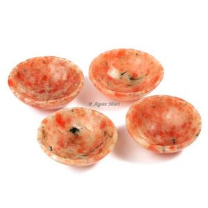 Bols en AGATE Aventurine de Pêche Naturelle, Pierre de Cristal Sculptée pour la Guérison Reiki, Décoration de la Maison, Pierre Précieuse Style Amour Feng Shui - Product Image 6