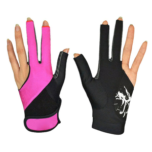 Guantes de Billar y Snooker Boodun Distributor, Transpirables, de Nailon, Cómodos, con Tres Dedos Descubiertos, Correa de Muñeca Ajustable, Ligeros, Unisex - Product Image 4