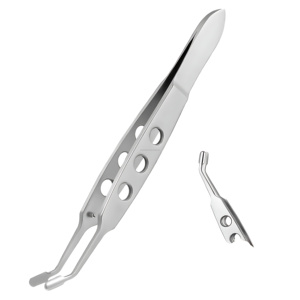 เครื่องมือผ่าตัดเปลือกตาคุณภาพสูง ทำจากเหล็กกล้าไร้สนิม ยี่ห้อ Arita Meibomian Gland Compressor Expressor Forceps สำหรับจักษุแพทย์ ขายส่ง - Product Image 5