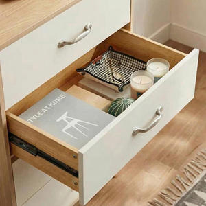 Precio de fábrica: Tirador moderno de aleación de zinc satinado y duradero para gabinetes de cocina, baño, muebles, cajones y puertas de armario. - Product Image 5