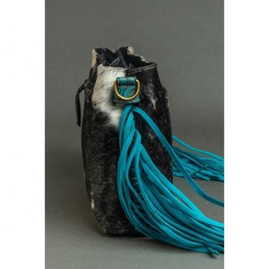 LW Sac à bandoulière de luxe en cuir véritable pour femmes de haute qualité Nouveau style vintage multicolore Robe à poignée unique/Lady Friendly - Product Image 3