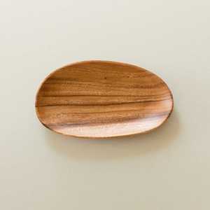 Traditional Handcrafted Mango Wood Charger Plate Round Polished Wedding Dining Essentials Exotic Hardwood Food Plates Dishware - Product Image 2