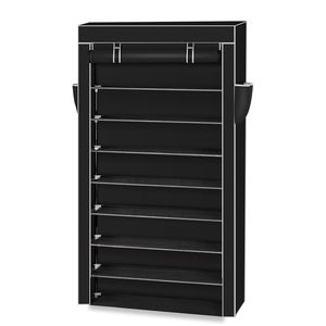 Scarpiera a 10 livelli con copertura antipolvere armadio portaoggetti per scarpe Organizer categoria di prodotti scatole di scarpe e organizzatori - Product Image 3