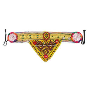 Cinturón Vintage para Danza del Vientre, Cinturón de Cintura Tradicional Afgano con Cuentas, Kuchi Tribal BB004A, Cinturón Antiguo con Cuentas Banjara, Hecho a Mano, Vintage Real - Product Image 1