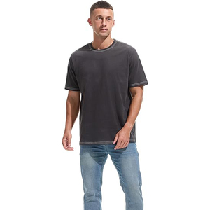 Plain T <b>Shirt</b> Men Soft Bamboo Viscose Blend Breathable Anti Odor Summer Blank Wholesale Europe - Product Image 3