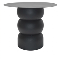 Table basse industrielle contemporaine en aluminium, portable, en métal, pour la maison, facile à nettoyer, pour hôtels et cafés, export en gros