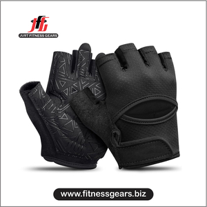 Gants de musculation demi-doigts avec sangle de poignet réglable, légers, séchage rapide, pour le sport et le cyclisme - Product Image 1