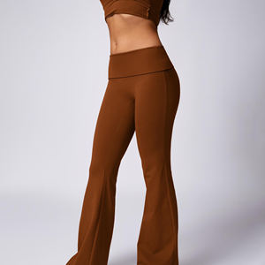 Conjuntos Deportivos para Mujer, Camisetas Deportivas Ligeras y Pantalones Acampanados para Entrenamiento y Running, Venta Caliente 2026 - Product Image 6