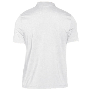 Polo à manches courtes pour homme, blanc, 100% coton piqué, respirant, coupe décontractée, longueur normale, couleur unie, design tricoté - Product Image 4