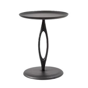 Creative Design Iron Side <b>Tables</b> <b>Round</b> Shape Black Coated Side <b>Table</b> for Home Living and Bedroom Furniture at Best Price - Product Image 5