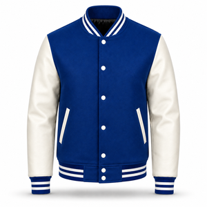 Veste de sport personnalisée |   Veste de style universitaire |   Veste de baseball |   Blouson bomber universitaire |   Veste universitaire en laine et cuir PU - Product Image 1