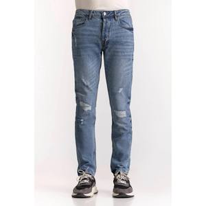 Pantalons en denim de qualité avec une coupe régulière confortable, tissu en coton durable pour la fabrication de vêtements de tous les jours - Product Image 5