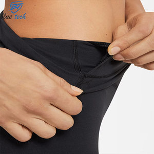 High Quality Women High Waist Yoga Shorts Gym Fitness Running Workout Shorts Soft Elastic Activewear Custom Logo Print - Product Image 6