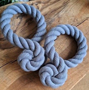 Curtain holder - <b>tieback</b> for curtains, rope binding with magnet hold - Product Image 1