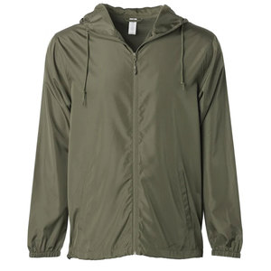 Veste coupe-vent à capuche pour homme, légère, respirante, zippée, imperméable, pour la course à pied et les activités de plein air - Product Image 5