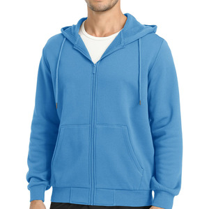 Sweat à capuche pour homme en molleton de coton épais, coupe classique, respirant, séchage rapide, avec poche, décontracté, hiver, vente en gros, personnalisable - Product Image 1