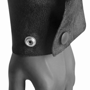 Manchons de soudage en cuir de vachette pleine fleur de haute qualité, gants de protection pour le bras, vêtements de soudage avec sangles de transport - Product Image 5