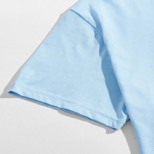 Conjunto de pantalones cortos de gimnasio transpirables ecológicos unisex al por mayor 100% algodón logotipo personalizado ropa de calle suelta color sólido pista informal de hombre - Product Image 5