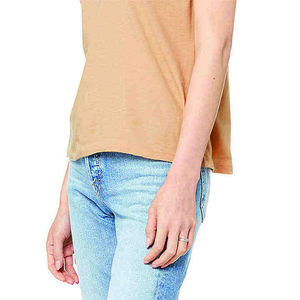 Camiseta de Verano Transpirable para Mujer, Personalizada con Estampado, 2026 OEM, Casual, de Manga Corta, con la Mejor Calidad a Precio Económico, con OEM - Product Image 6