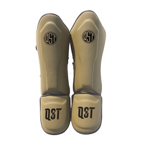 Protège-tibias de boxe en cuir PU rembourrés, réglables et légers, pour la protection des jambes et des voûtes plantaires, idéaux pour le MMA (vente en gros) - Product Image 1