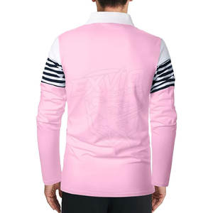 Polos de Manga Larga para Hombre de Primera Calidad, Corte Ajustado, Transpirables, Ropa Deportiva - Product Image 4