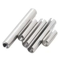 Goupilles à ressort à tête ronde standard, finition nickel-chrome passivé, attaches industrielles, quincaillerie générale, modèle 15