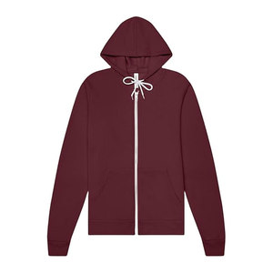Sweat-shirt à capuche unisexe Bella Canvas 3739 pour adulte, broderie personnalisée, logo personnalisé, molleton éponge, fermeture éclair, 100% coton - Product Image 1