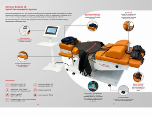 Mesa de Descompresión Robótica Totalmente Automática para Fisioterapia de Columna, Cama Eléctrica de Quiropráctica para Terapia Espinal, del Mejor Fabricante - Product Image 5