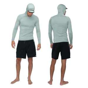 Camiseta de Compresión de Secado Rápido y Transpirable, Personalizada para Hombre, Protección UV, Ecológica, Manga Larga, para Surf y Buceo - Product Image 1