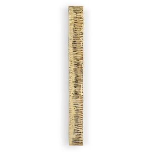 Rectangular Brass Drawer Pull Handle with Textured Surface Minimalist Design Durable Furniture Hardware - Product Image 1