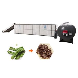 Machine à sécher les feuilles de thé multifonctionnelle Machine à sécher en continu les épices et le poivre noir à courroie en maille - Product Image 1