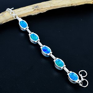 Handmade opal <b>Bracelet</b> Handmade Antique Style Handmade Adjustable Design Gemstone Jewelry for women in bulk price - Product Image 3