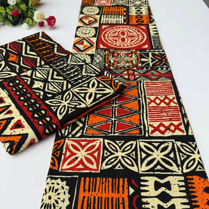 Premium South Africa African Wax Print and Ankara Cotton Fabric with Unique Custom Patterns for Modern Fashion Clothing and Text - Product Image 1