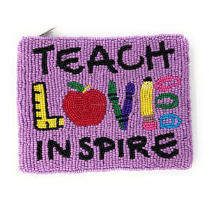 Monedero con Cuentas Hecho a Mano, Diseño Personalizado para Maestros, Monedero con Cremallera, Bolsa de Regalo para Mujeres y Niñas, Uso Escolar, Compacto, Portátil y Creativo - Product Image 6