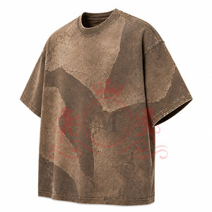 เสื้อยืดคอตตอนเนื้อนุ่มพรีเมียม ทรงหลวมแบบดรอปโชว์เดอร์ สีซีดสไตล์วินเทจ ดีไซน์สบายๆ สำหรับแฟชั่นประจำวันและความสบายที่ยาวนาน - Product Image 3