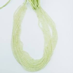 ลูกปัดพลอยเพรนไนต์ทรงรอนเดลล์สีเขียวธรรมชาติ สำหรับทำเครื่องประดับ DIY สร้อยข้อมือ สร้อยคอ งานฝีมือ เปลี่ยนสีได้ - Product Image 2