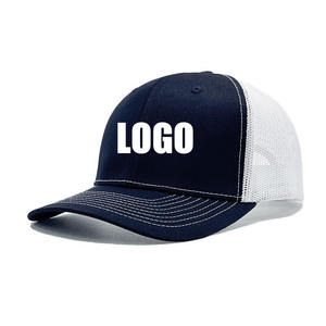Black And White Mesh Trucker <b>Hat</b> 6-Panel Adjustable Unisex Casual Cap Spring <b>Summer</b> Style - Product Image 3