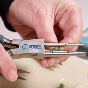 Alicates Profesionales para Hacer Bucles de 2 a 8 mm, Acero Inoxidable, Herramienta para Formar Bucles de Alambre, Fabricación de Joyería, Logotipo Personalizado OEM - Product Image 6