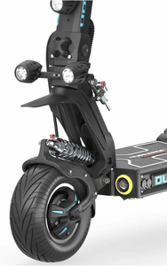 MEILLEURE OFFRE Trottinette Électrique Pliante à Double Moteur avec Suspension, Style Skateboard, Noire, pour les Déplacements Quotidien - Product Image 3