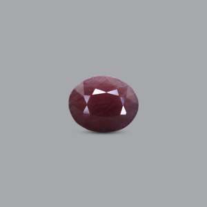 Natural Oval Cut Ruby Loose Gemstone 11.5 Carat for Fine Jewelry - Product Image 1