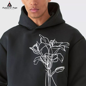 เสื้อฮู้ดดี้ผู้ชายลายกราฟิกแฟชั่นทันสมัยแบบใหม่ ดีไซน์ล่าสุด ผลิตตามสั่ง สำหรับผู้ใหญ่ - Product Image 3
